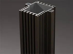 Robotic guide aluminum rail profiles, 6063A-T5