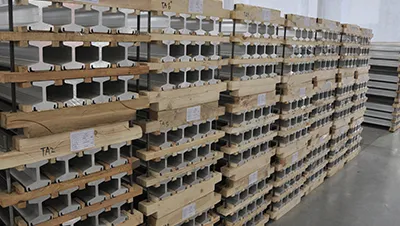 Conductive aluminum rail profile